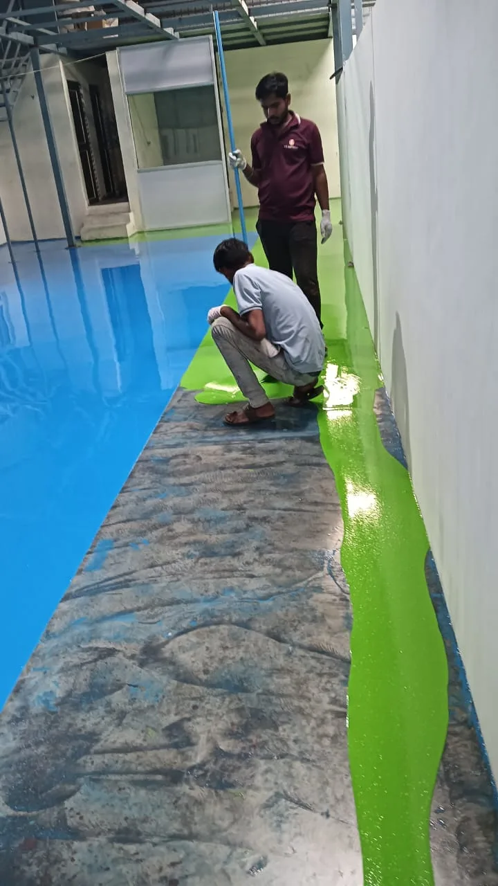 recent work of floor coating